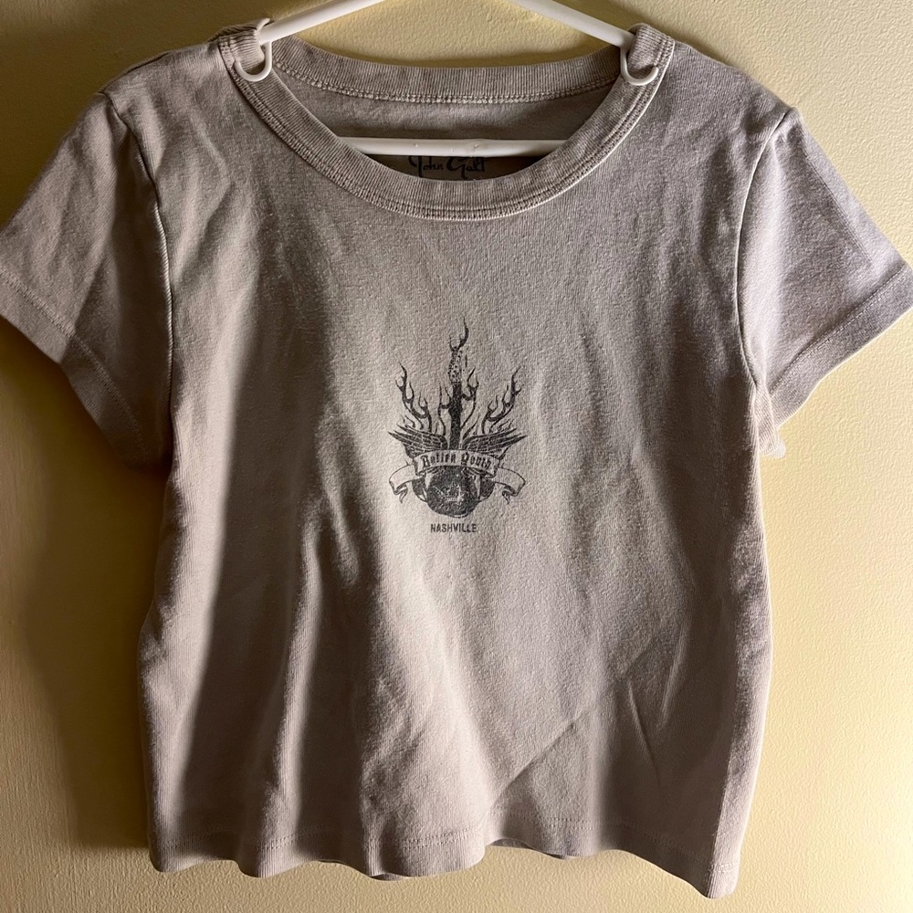 Pacsun cropped (band tee)